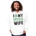 thumbnail image 1 of St Patricks Day I Love My Irish Wife Men's Big & Tall Graphic Hoodie Brisco Brands 4X, 1 of 3
