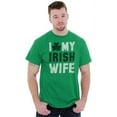 thumbnail image 1 of St Patricks Day I Love My Irish Wife Men's Graphic T Shirt Tees Brisco Brands X, 1 of 6