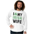 thumbnail image 1 of St Patricks Day I Love My Irish Wife Men's Long Sleeve Tee T Shirt Brisco Brands S, 1 of 6