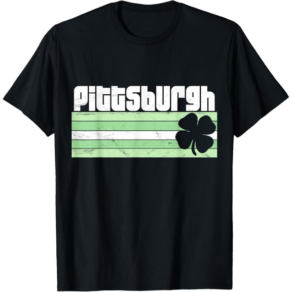 St. Patricks Day I Love Yinz Pittsburgh PA Irish Shamrock T-Shirt