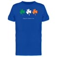 thumbnail image 1 of St Patricks Day Ireland Clovers Tee Men's -Image by Shutterstock, 1 of 2