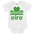 thumbnail image 1 of St Patricks Day Ireland Eire Clover Romper Boys or Girls Infant Baby Brisco Brands 18M, 1 of 6