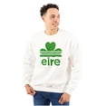 thumbnail image 1 of St Patricks Day Ireland Eire Clover Sweatshirt for Men or Women Brisco Brands M, 1 of 6