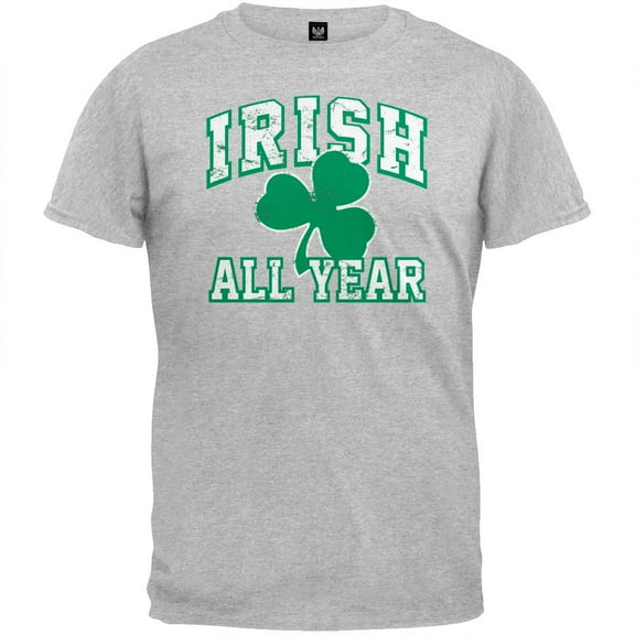 St. Patricks Day - Irish All Year T-Shirt - 2X-Large