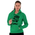 thumbnail image 1 of St Patricks Day Irish Leprechaun Hoodie Sweatshirt Women Men Brisco Brands S, 1 of 6