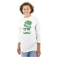 thumbnail image 1 of St Patricks Day Irish Leprechaun Long Sleeve TShirt Men Women Brisco Brands X, 1 of 6