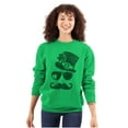 thumbnail image 1 of St Patricks Day Irish Leprechaun Sweatshirt for Men or Women Brisco Brands S, 1 of 6