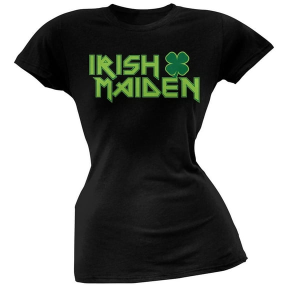 St. Patricks Day - Irish Maiden Juniors T-Shirt - Medium