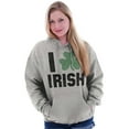 thumbnail image 1 of St Patricks Day Irish Pride Shamrock Hoodie Sweatshirt Women Men Brisco Brands L, 1 of 6