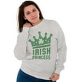 thumbnail image 1 of St Patricks Day Irish Princess Women Crewneck Sweatshirt Brisco Brands S, 1 of 6
