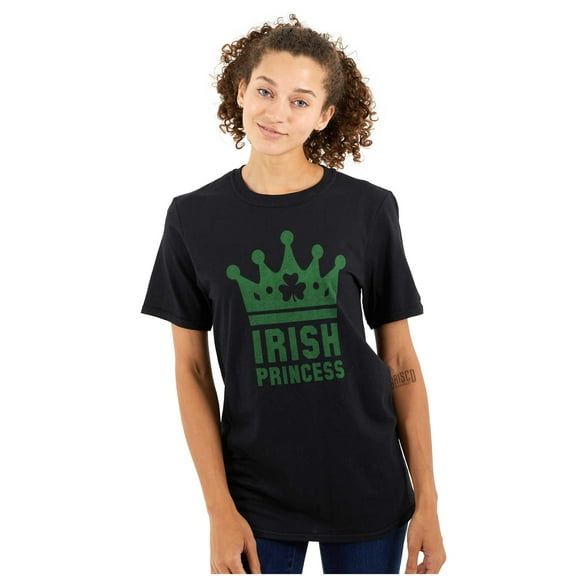 St Patricks Day Irish Princess Women's Graphic T Shirt Tees Brisco Brands S