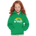 thumbnail image 1 of St Patricks Day Irish Rainbow Clover Kids Hoodie Sweatshirt Girls Teen Brisco Brands XS, 1 of 5
