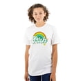 thumbnail image 1 of St Patricks Day Irish Rainbow Clover Women's Graphic T Shirt Tees Brisco Brands S, 1 of 6