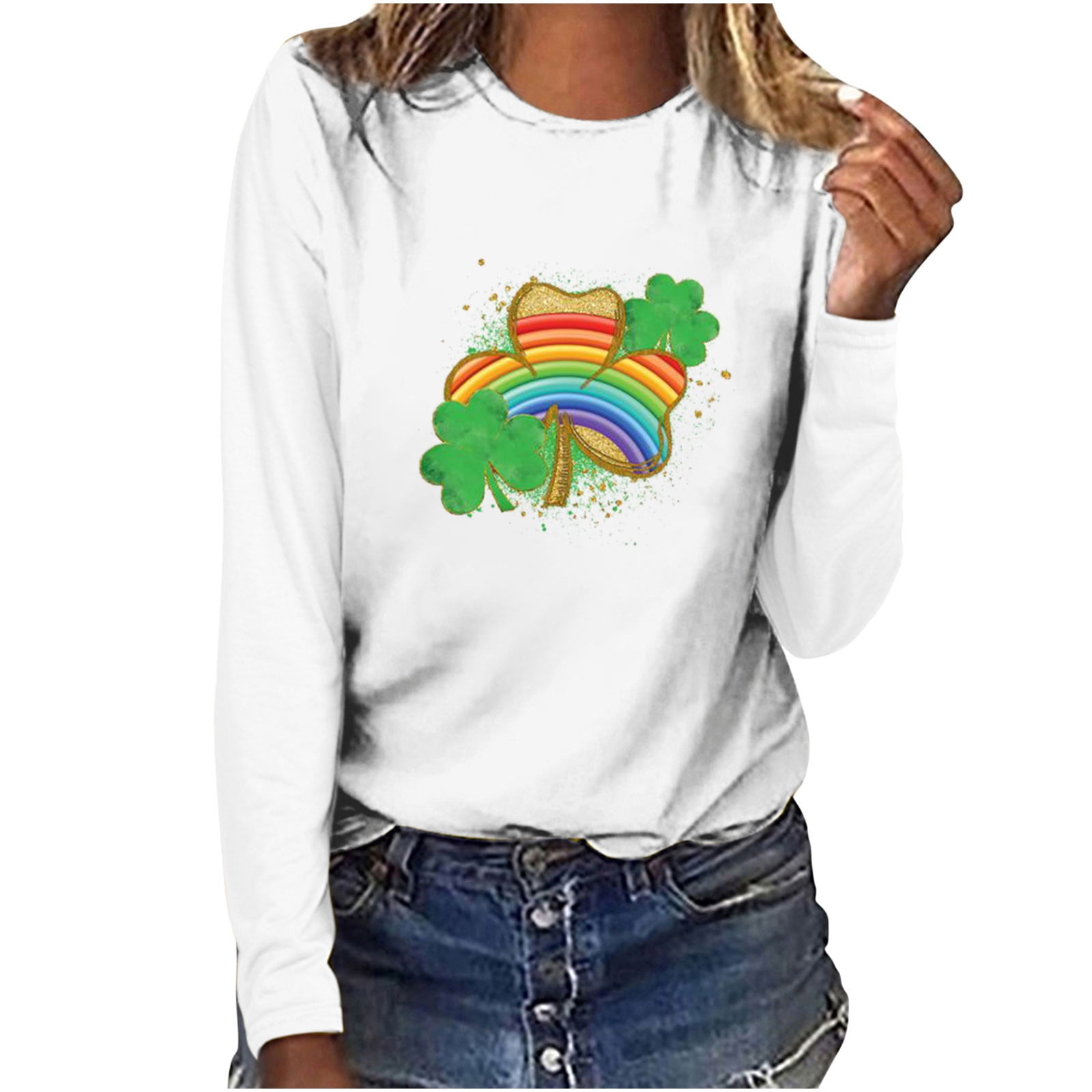 Funny Irish T Shirts Patrick's Day Shirt For Men Long Sleeve