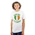 thumbnail image 1 of St Patricks Day Kiss Me I'm Irish Women's Graphic T Shirt Tees Brisco Brands M, 1 of 6