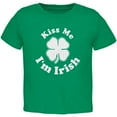 thumbnail image 1 of Old Glory St. Patrick's Day Kelly Green Toddler T-Shirt, 1 of 5