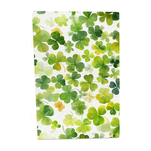 St Patricks Day Kitchen Towels, St. Patrick's Day Dish Towels, Green Lucky Shamrock Hanging Dish Hand Towel for Spring Seasonal Holiday Home Kitchen Decoration Housewarming Gifts