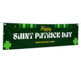 thumbnail image 1 of St Patricks Day Large Banners and Signs for Outdoor by DreamController. Polyester Banner with 4 Holes for Easy Hang Indoor & Outdoor | 4x1 Feet Banner for St Patricks Day | HD Print Banner Made in, 1 of 6