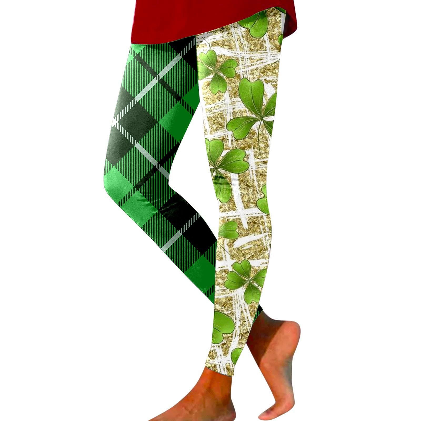 plus size women 3 xl st patricks day leggings