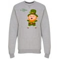 thumbnail image 1 of St Patricks Day Leprechaun Sweatshirt Men -Image by Shutterstock, Male Large, 1 of 2