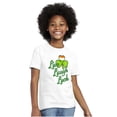 thumbnail image 1 of St Patricks Day Live Laugh Luck Girls Kids T Shirt Tees Teen Brisco Brands XS, 1 of 5