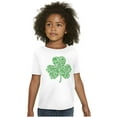 thumbnail image 1 of St Patricks Day Lucky Irish Shamrock Crewneck T Shirts Boy Girl Teen Brisco Brands XS, 1 of 5