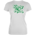 thumbnail image 1 of St Patricks Day Lucky Mama Juniors Soft T Shirt, 1 of 5