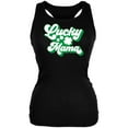 thumbnail image 1 of St Patricks Day Lucky Mama Juniors Soft Tank Top, 1 of 5