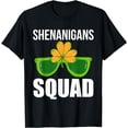 thumbnail image 1 of St Patricks Day Lucky Shenanigans Shamrock St Pattys T-Shirt, 1 of 3