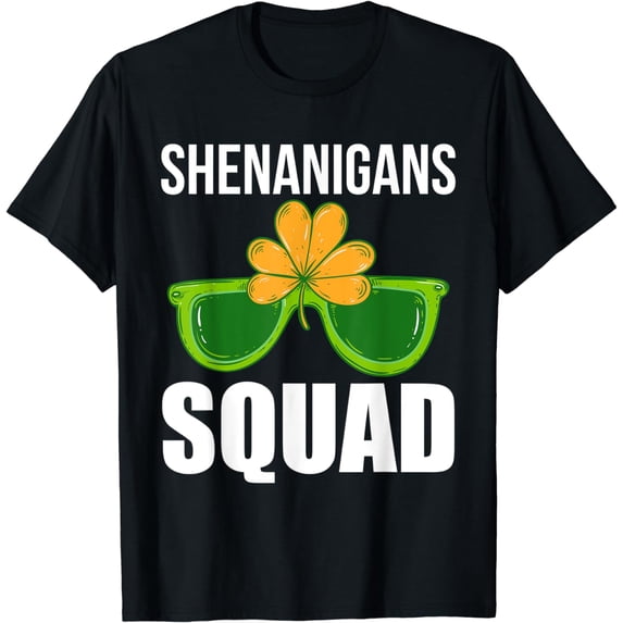 St Patricks Day Lucky Shenanigans Shamrock St Pattys T-Shirt