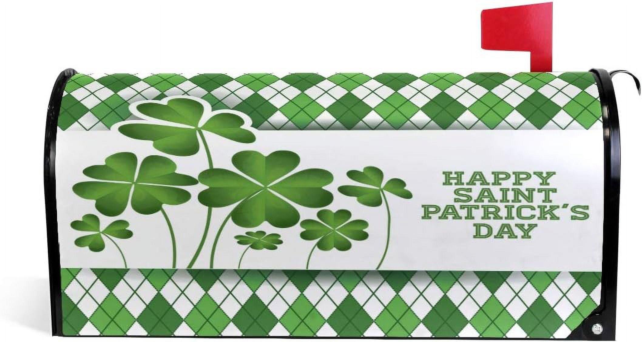 St Patricks Day Magnetic Mailbox Cover Standard Size-18"x 20.8"
