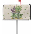 thumbnail image 1 of St. Patricks Day Mailbox Covers Magnetic Standard Size 21"x25.5", Green Lucky Clovers Botanical Rustic Mailbox Cover Holiday Mail Box Cover Mailbox Decorations for Outside Garden Yard, 1 of 6