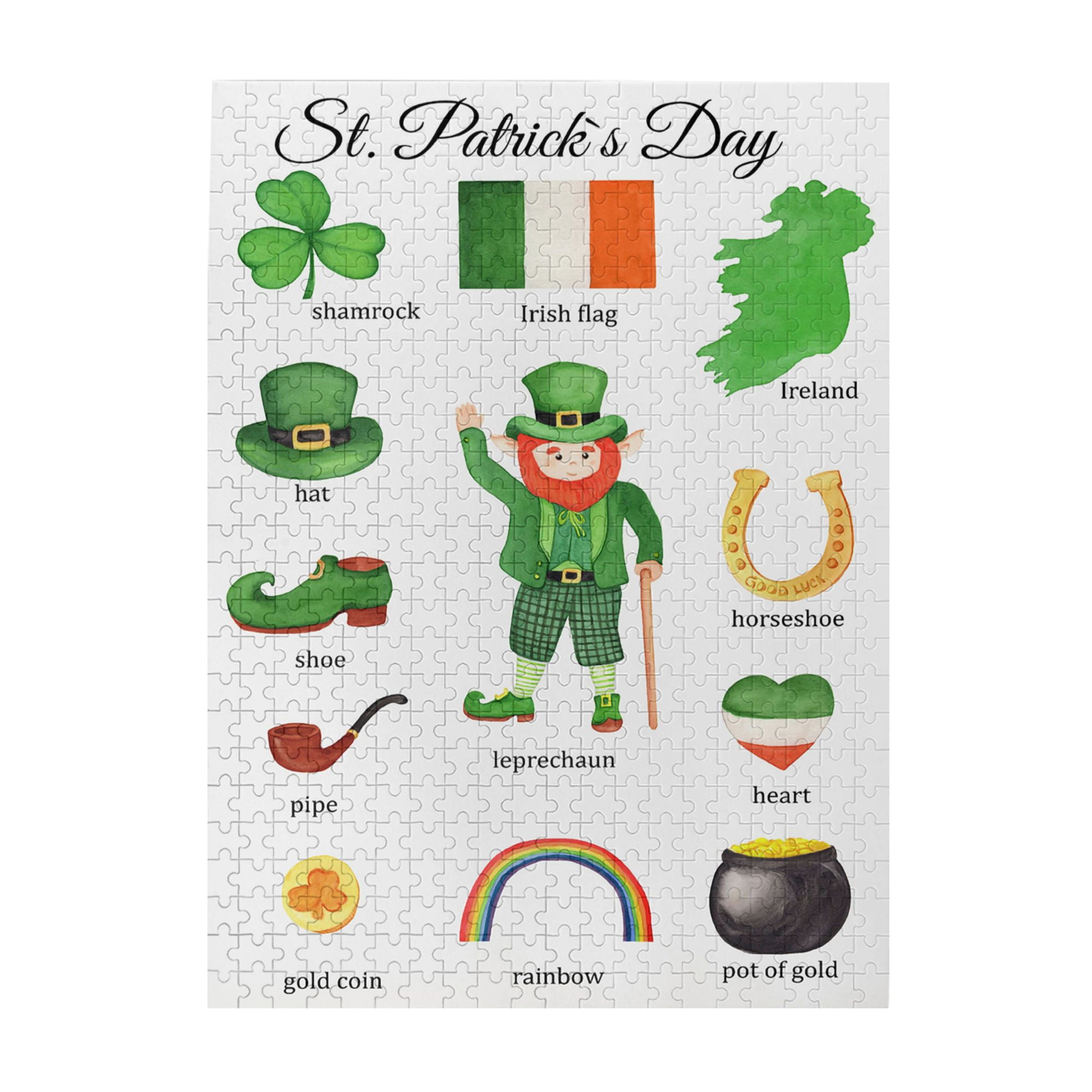 st patricks day montessori exercises