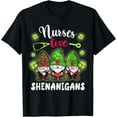 thumbnail image 1 of St Patricks Day Nurse Outfit For Women, Nurses Shenanigans T-Shirt, 1 of 3