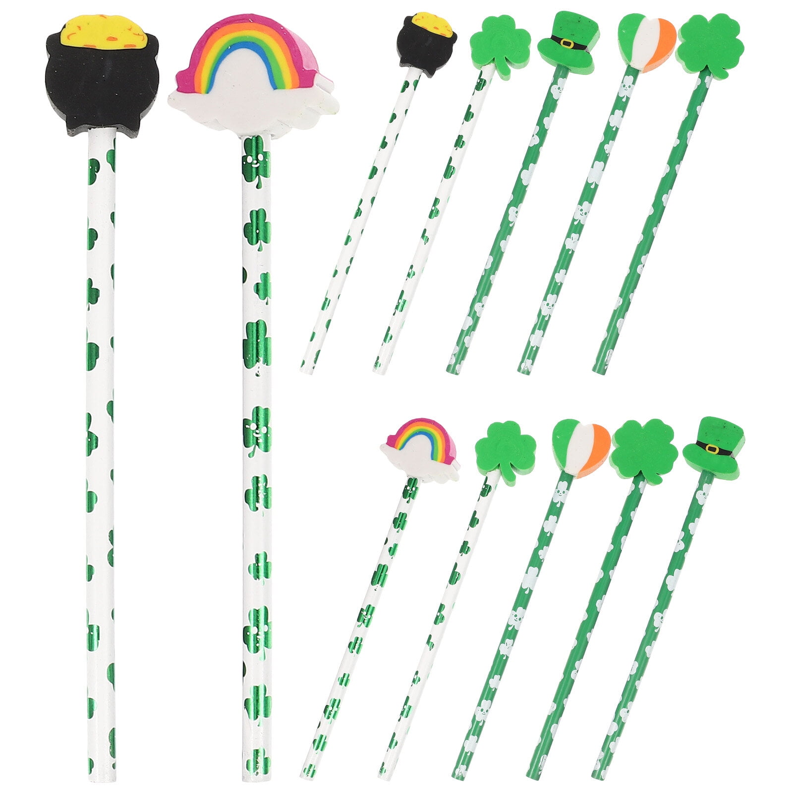 st patricks day erasers