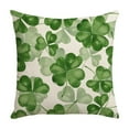 thumbnail image 1 of St Patricks Day Pillow Covers 17.72x17.72in St Patricks Day Decorations for Home Shamrock Lucky St Patricks Day Decorative Throw Pillows Farmhouse St Patricks Day Decor, 1 of 6