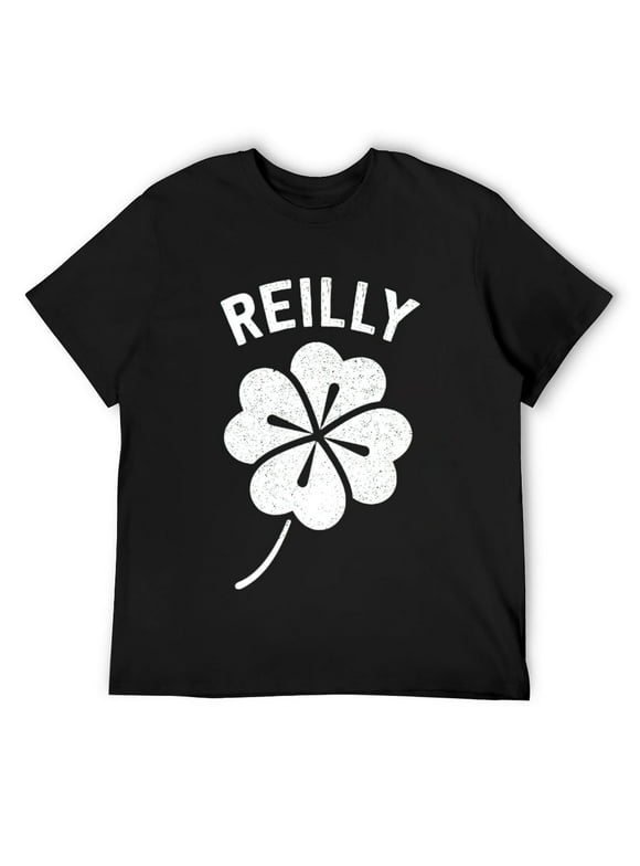 St Patricks Day Reilly Shirt Lucky Irish Paddies Men Women Black
