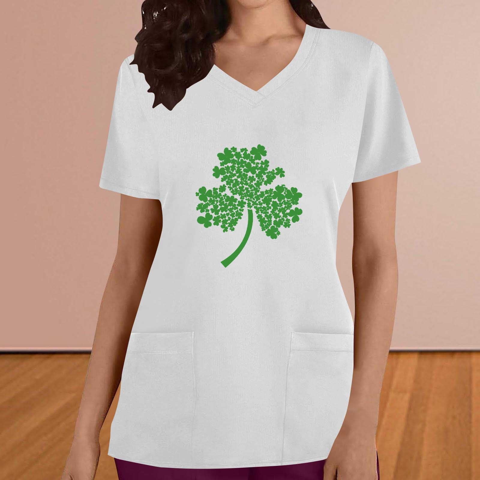 st patricks day green blouse