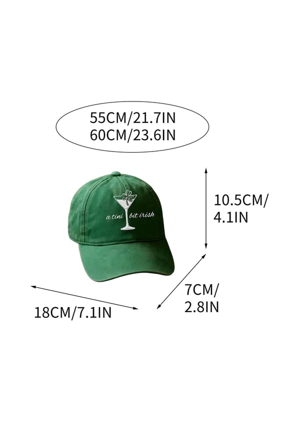 St Patricks Day Shamrock Baseball Cap, Irish Style Printed Hat, Breathable Comfortable Sport Casual Hat for Showcasing Irish Pride During Festive Parades and Casual Outings