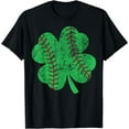 thumbnail image 1 of St Patricks Day Shamrock Baseball Saint Paddy's Kids Boys T-Shirt, 1 of 3