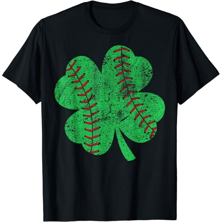 St Patrick's Day Shamrock Baseball Saint Paddy's Kids Boys T-Shirt St Patrick's Day Shamrock Baseball Saint Paddy's Kids Boys T-Shirt
