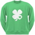 thumbnail image 1 of St. Patricks Day - Shamrock Heart Irish Green Adult Sweatshirt - Small, 1 of 1