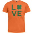 thumbnail image 1 of St. Patricks Day - Shamrock Love Orange T-Shirt - 2X-Large, 1 of 1