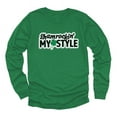 thumbnail image 1 of St Patricks Day Shamrocking My Style Longsleeve Youth Kids Long Sleeve T-Shirt Medium Green, 1 of 6