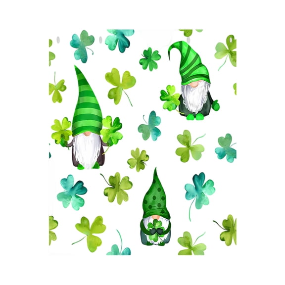 St Patricks Day Shamrocks Throw Blanket, Irish Clovers Leaves Blankets and Throws, Spring Holiday Soft Cozy Blanket Decor for Bed Couch Living Room and Sofa, 59" x 29.5" (C)