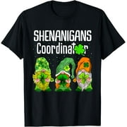 St Patricks Day Shenanigans Coordinator Gnomes Green Gnomies T-Shirt