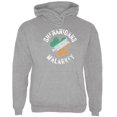 thumbnail image 1 of St Patricks Day Shenanigans Malarkey Distressed Irish Flag Clover Mens Pullover Hoodie, 1 of 5