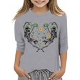 thumbnail image 1 of St Patricks Day Shirt Kids St Patricks Day Shirt Girls Long Sleeve Tops Irish Shamrock Shirt Irish Shirt Girls Sweatshirts Tops for Girls, 1 of 4