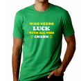thumbnail image 1 of St Patricks Day Shirt Men Saint Patricks Day Shirts Men Irish Who Needs Luck with All This Charm Shirt, 1 of 6