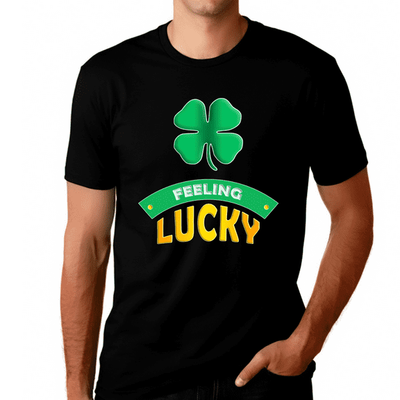 St Patricks Day Shirt Saint Patrick's Shamrock Shirts Feeling Lucky Clover Irish Shirt